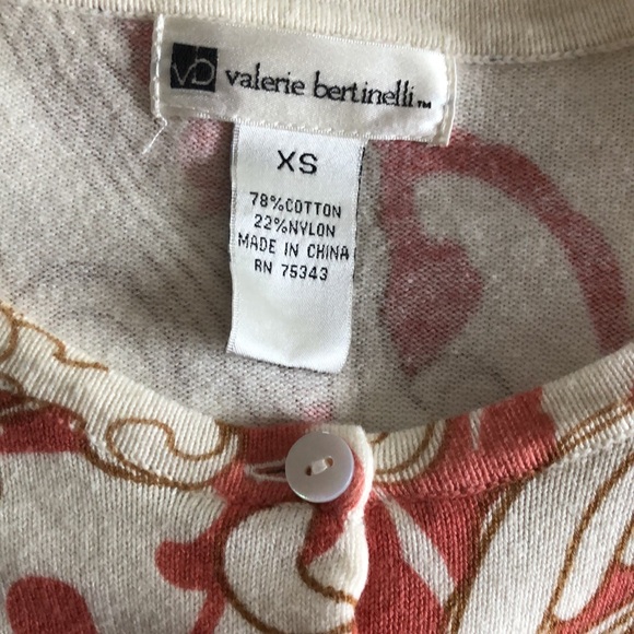 Valerie Bertinelli 3/4 Sleeve Cardigan Sweater - Picture 3 of 3